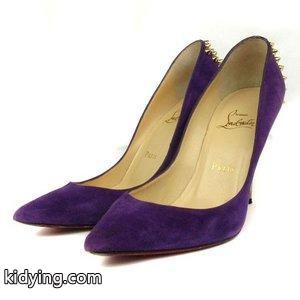 クリスチャンルブタン コピー Christian louboutin コピー ZAPPA 100 SUEDE SPECCHIO HEEL パンプス スエード ポインテッドトゥ スパイク スタッズ パープル ゴールド 36 1/2 :002-901804140040:ブランド古着販売のベクトル - 通販ショッピングkidying26eqSbma
