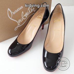 美品 Christian louboutin コピー クリスチャンルブタン コピー 3080288 MISS GENA 85 ラウンドトゥパンプス 38 1/2 ブラック パテントレザー :6893100000001574:ブランドショップエコスタイル - 通販ショッピングkidying26eW1r8D
