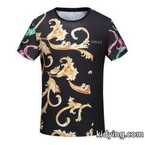 人気セール大得価メンズワークウエアゆったり洗練されたTシャツ大人印象吸汗性耐久性versace コピーヴェルサーチ コピー コピーkidying26GnGnqu