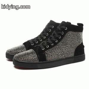 軽さの感じられるCHRISTIAN louboutin スーパーコピークリスチャンルブタン スーパーコピー スニーカーコピーハイカット　スニーカー　メンズ　シューズ　靴　スパイク　ブラックkidying26LDmCuu