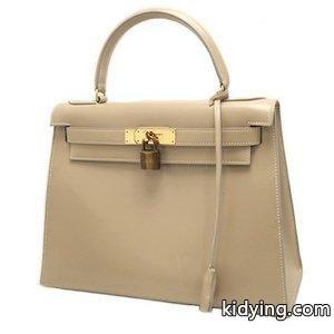hermes ブランド コピー(エルメス ブランド コピー) ケリー28 ハンドバッグ ボックスカーフ　ゴールド金具 ベージュ　ゴールド ○O刻印 18031666 【中古】【アラモード】_エルメス ブランド コピー hermes ブランド コピー_ブランド コピー 激安(日本最大級)kidying260HnSfC