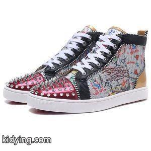 最強の定番コーデクリスチャンルブタン スーパーコピーコピーChristian louboutin スーパーコピースパイクハイカットメンズスニーカー通販品シューズkidying26aSb8ry