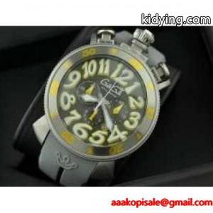 48mm 白と黄色い数字表示の文字盤 クォーツ GAGA milano コピー マヌアーレ クロノ 60545 ガガミラノ コピー 時計 メンズ_ガガミラノ コピー GaGa milano コピー_ブランド コピー 激安(日本最大級)kidying26Pj8n4n