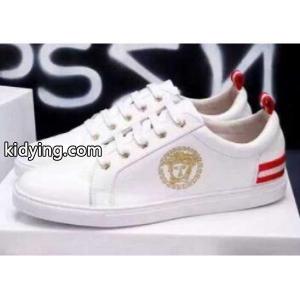 限定セール100%新品ヴェルサーチ スーパーコピーメンズスニーカーversace スーパーコピーフラップレザーシューズホワイトkidying26Lniuem