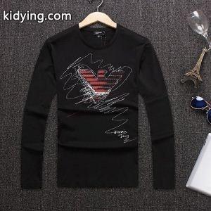 アルマーニ コピー シャツ コピーarmani コピー柔らかい良い薄手長袖Tシャツコットン素材最安値新作高品質魅力満載男性Tシャツ秋冬kidying26Gv8PLr