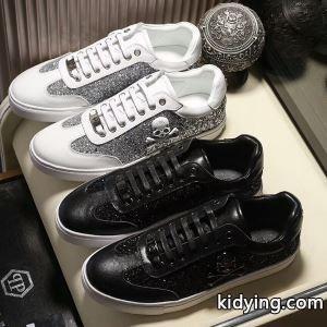 スタイルアップ効果 PHILIPP PLEIN フラットシューズフィリッププレイン 2色可選 品質保証2026_フィリッププレイン PHILIPP PLEIN_ブランド コピー 激安(日本最大級)kidying26Dyma0n