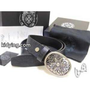 ファッションスタイルに適用のChrome hearts コピー　クロムハーツ コピー　1．5 1．5 ストラップ　クロスバックルベルト　ブラック*シルバー　本革メンズベルト_CHROME hearts コピー クロムハーツ コピー_ブランド コピー 激安(日本最大級)kidying26rmSXTv
