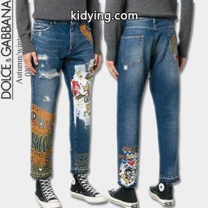 スタイリッシュスタイルストレッチデニム生地パンツデザインドルチェ＆ガッバーナ コピー 激安DOLCE & gabbana コピーパンツ コピーkidying26LDWDGz