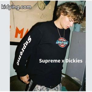 ☆トレンド☆DKシュプリーム コピーブランド長袖tシャツコピー supreme コピーブランド X DICKIES コラボ FW25 THERMAL L/S TEEkidying26bmKPbe