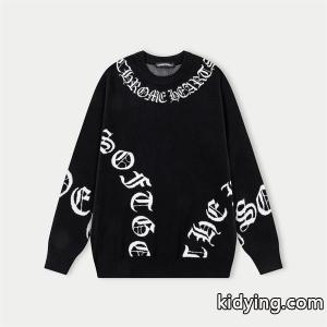 CHROME hearts コピーブランド 2026秋冬 高級感あふれる ブラック セーター ふんわり暖か モード系 クロムハーツ コピーブランド コピーkidying26LrS99D