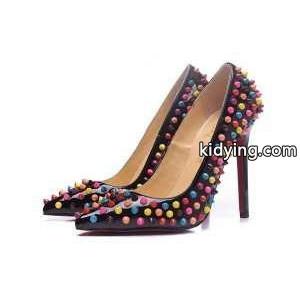 大特価！クリスチャンルブタン ブランド コピー靴コピーパンプスカラフルスパイクスChristian louboutin ブランド コピー パーティーハイヒールkidying264vyeqC