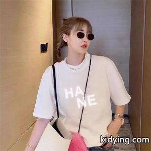 2026春夏新モデル3Dエンボスハイブランド反射大文字ロゴ 男女共に着用が可能 ｔシャツ半袖kidying26m4PPry