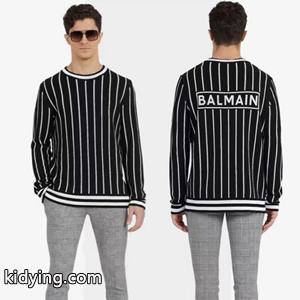 balmain スーパーコピー バルマン スーパーコピー スーパーコピー セーター メンズ ストライプ 一味違った魅力を放ち 素敵秋冬定番kidying26P9PfKn