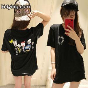 爆買い CHROME hearts ブランド コピークロムハーツ ブランド コピーＴシャツメンズのファッションクルーネック半袖Tシャツkidying26n8191f