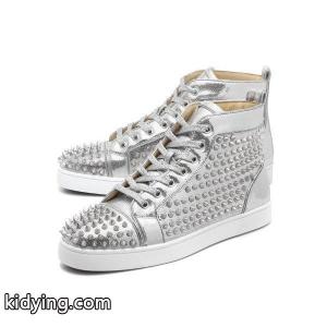 Christian louboutin コピーブランド　クリスチャン ルブタン スニーカー　ハイカット LOUIS FLAT SPIKES　ルイス フラット スパイクス 1180210 SV71 :24727:インポートショップドゥーブル - 通販ショッピングkidying26O95z8f