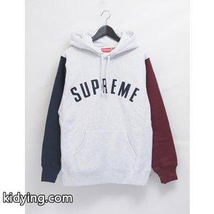 シュプリーム コピーブランド supreme コピーブランド パーカー トレーナー ライトグレー ボルドー ネイビー トップス 長袖 コットン 2026FW Color Blocked Arc Logo Hooded Sweatshirt 通販kidying26zeG91v