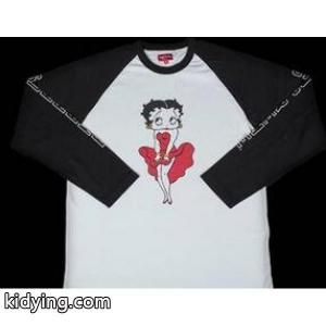 存在感あるアイテム　シュプリーム コピー ベティブープラグラン　軽やかなシャツ　ブラック_長袖Tシャツ_メンズファッション_スーパーコピーブランド激安通販 専門店kidying268TPfGb