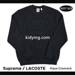 supreme コピー × LACOSTE シュプリーム コピー × ラコステ PIQUE CREWNECK クルーネック トレーナー スウェット メンズ supreme コピー サマーバーゲン :sp-1163:buddy-stl - 通販ショッピングkidying26uSrCye