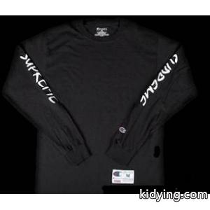 定番のアイテム　シュプリーム コピー チャンピオンロングスリーブ　圧倒的なTシャツ　ブラック_長袖Tシャツ_メンズファッション_スーパーコピーブランド激安通販 専門店kidying26WLXLnC