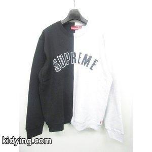 シュプリーム コピー supreme コピー 新品 18AW Split Crewneck Sweatトレーナースウェット バイカラー 長袖 黒 灰 通販 ショッピングkidying26mqCWHf
