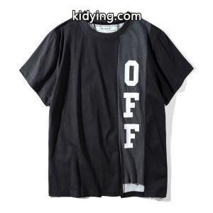 高いデザインのOff-white コピーオフホワイト コピーＴシャツコピーのメンズのブラックのクルーネック半袖Tシャツ激安激安kidying26OvKT9z