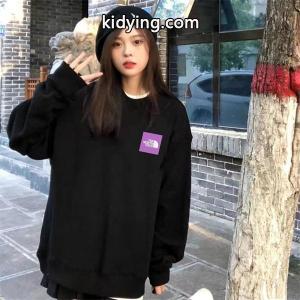 ブラック 検索人気 パープルロゴ ゆる感  パーカー THE NORTH face コピー ザノースフェイス コピー スーパーコピーkidying265DOLrm
