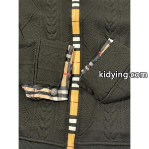 秋冬 ブラックburberry コピー バーバリー コピー コピー  注目度高め 立体編み込み トラック ジャケットkidying2619n4fe