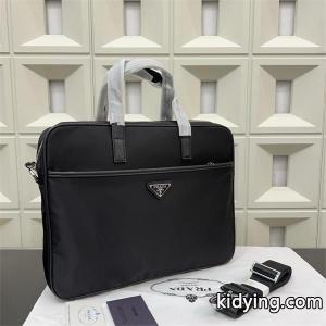 prada コピーブランドプラダ コピーブランドビジネスバッグコピー 男性用キャンバスブリーフケース  PCバッグ クラシック万能アイテムkidying269DimGn