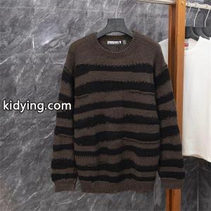 ニット セーター ブラウン 配色デザイン ラフ感 売れ筋 ACNE STUDIO アクネ ストゥディオズ コピーkidying26qSnWva