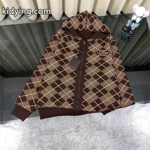 2026秋冬 ニット LOUIS vuitton コピーブランド ルイヴィトン コピーブランド コピー ジャケット ネイビー ジップタイプkidying26vS9f8z