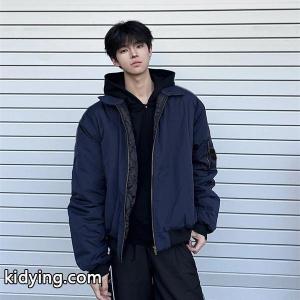 STONE ISLAND ストーンアイランド コピー ネイビー シルエット 着回し力抜群 中綿ジャケットkidying265b0vmu