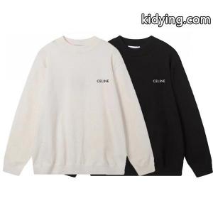 2026秋冬 セリーヌ スーパーコピー コピー celine スーパーコピー ミニロゴ セーター ホワイト×ブラック 上品kidying26XbCGbu