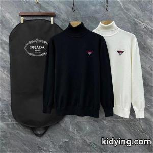 prada ブランド コピー プラダ ブランド コピー コピー 2026新作 ハイネックニット ブラック 話題 プレミアムkidying26Dm4rOb
