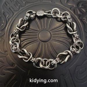 2026年モデル 高級 シルバーブレスレット 本格派 CHROME hearts コピー クロムハーツ コピー 偽物kidying26KvyWTr