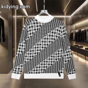 fendi コピー フェンディ コピー コピー ニット メンズ チェック調 ブラック クラシック 長袖kidying26ySHzaq