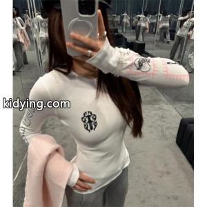 2026最新☆Chrome Heartクロムハーツ コピー長袖ｔシャツコピーレディースファッション上品kidying26Dy8TvC