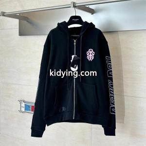 ジップ パーカー ブラック 入手困難 快活 モード系 CHROME hearts コピー クロムハーツ コピー コピーkidying26b0Xbma