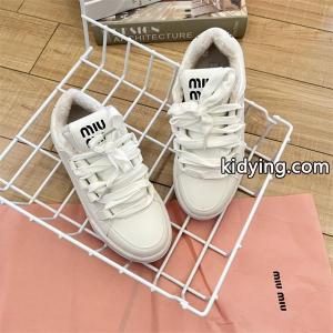 ミュウミュウ コピーmiumiu コピー激安加絨レザースニーカーレディース小白シューズ早春新作kidying26DWPzKf