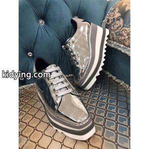 シルバーグリッター STELLA McCARTNEY ステラマッカートニー コピー  厚底スニーカー 大人カジュアルkidying2685Tvya