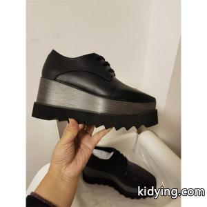 2026新作 ブラック STELLA McCARTNEY ステラマッカートニー コピー 厚底シューズ シンプル 洗練kidying26CWXvGf