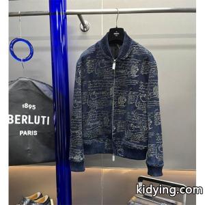 希少新作2026☆☆ベルルッティジャケットコピーBerluti上品お洒落Scrittoブルゾンメンズkidying26iqm8ra