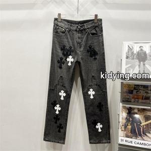 クロムハーツ ブランド コピー Chrome hearts ブランド コピー コピー 希少 重厚クロスパッチ 大人向け デニムパンツkidying26K995ze
