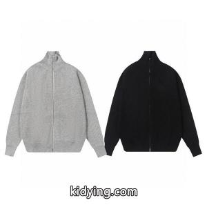 ニット ジップブルゾン シンプル 上質 大人向け Maiso...