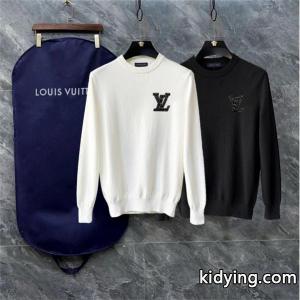 再入荷未定 2026新作 ロゴ刺繍 快適 ニット LOUIS vuitton ブランド コピー ルイヴィトン ブランド コピー コピーkidying26rSn4De