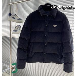 人気上昇中☆プラダ ブランド コピー中綿入りジャケットコピー prada ブランド コピーコーデュロイ素材2026トレンドkidying26Ofi4ji