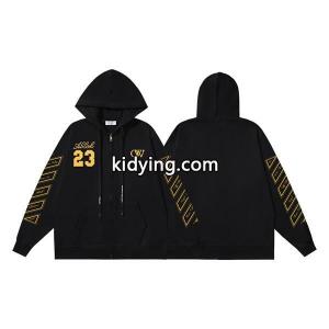 スポーティ映え Off-white ブランド コピー オフホワイト ブランド コピー コピー フルジップ パーカー 機能美 ストリート定番kidying26GXXTne