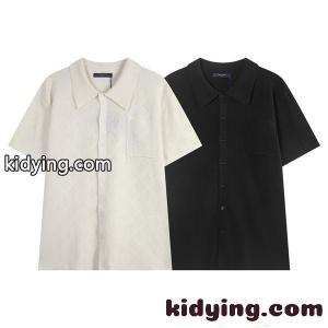LOUIS vuitton コピー ルイヴィトン コピー コピー メンズ 半袖シャツ 夏 薄手 ビジネス カジュアル 通気性kidying26jWPvSn