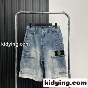 デニムパンツ ワッペン装飾 ヴィンテージ加工 ストリート 新作 STONE ISLAND ストーンアイランド 偽物kidying26fKDayC