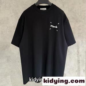 Tシャツ 半袖 ビッグシルエット ワンポイント ブラック カ...