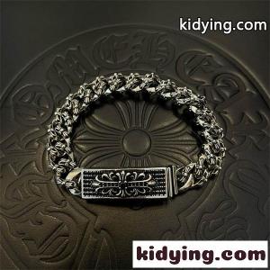 CHROME hearts ブランド コピー クロムハーツ ブランド コピー 偽物 ブレスレット メンズ シルバー 2026新作コーデ クロスモチーフ 重厚感kidying26Cyu05v